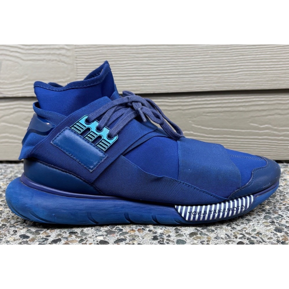 Adidas Y-3 Qasa High Blue Yohji Yamamoto Techwear Sneakers Men's Size 8.5‎